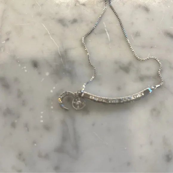 Brilliance Silver Plated Crystal Baguette ENJOY THE JOURNEY Adjustable Bracelet - Picture 6 of 9